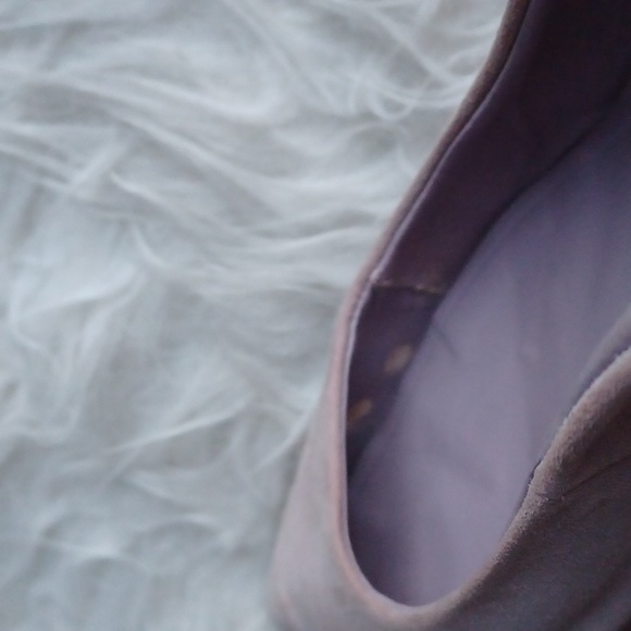 MNG/ Mango geometric  heel suede shoes - Picture 6 of 15